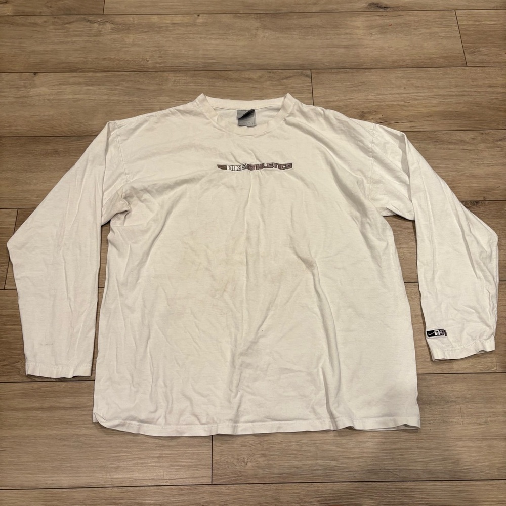 VTG Nike Made in USA Gray Tag N71‎ ATHLETICS Long Sleeve  XL  Shirt Mens